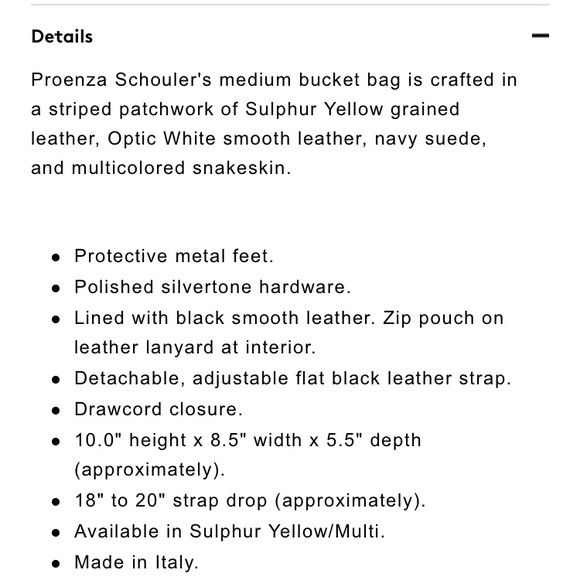 proenza schouler bucket bag - Picture 5 of 5